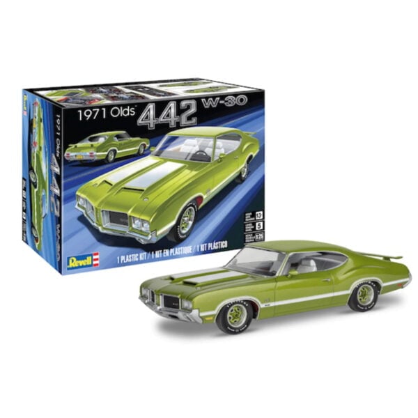 Revell 1971 Olds 442 W-30 1/25 Scale RMX 85-4511 14511