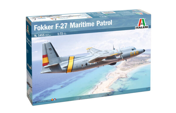 Italeri Fokker F-27 Maritime Patrol 1/72 Scale 1455