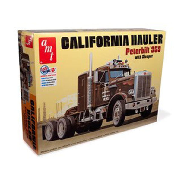 AMT California Hauler Peterbilt 359 with Sleeper 1/25 Scale 1327