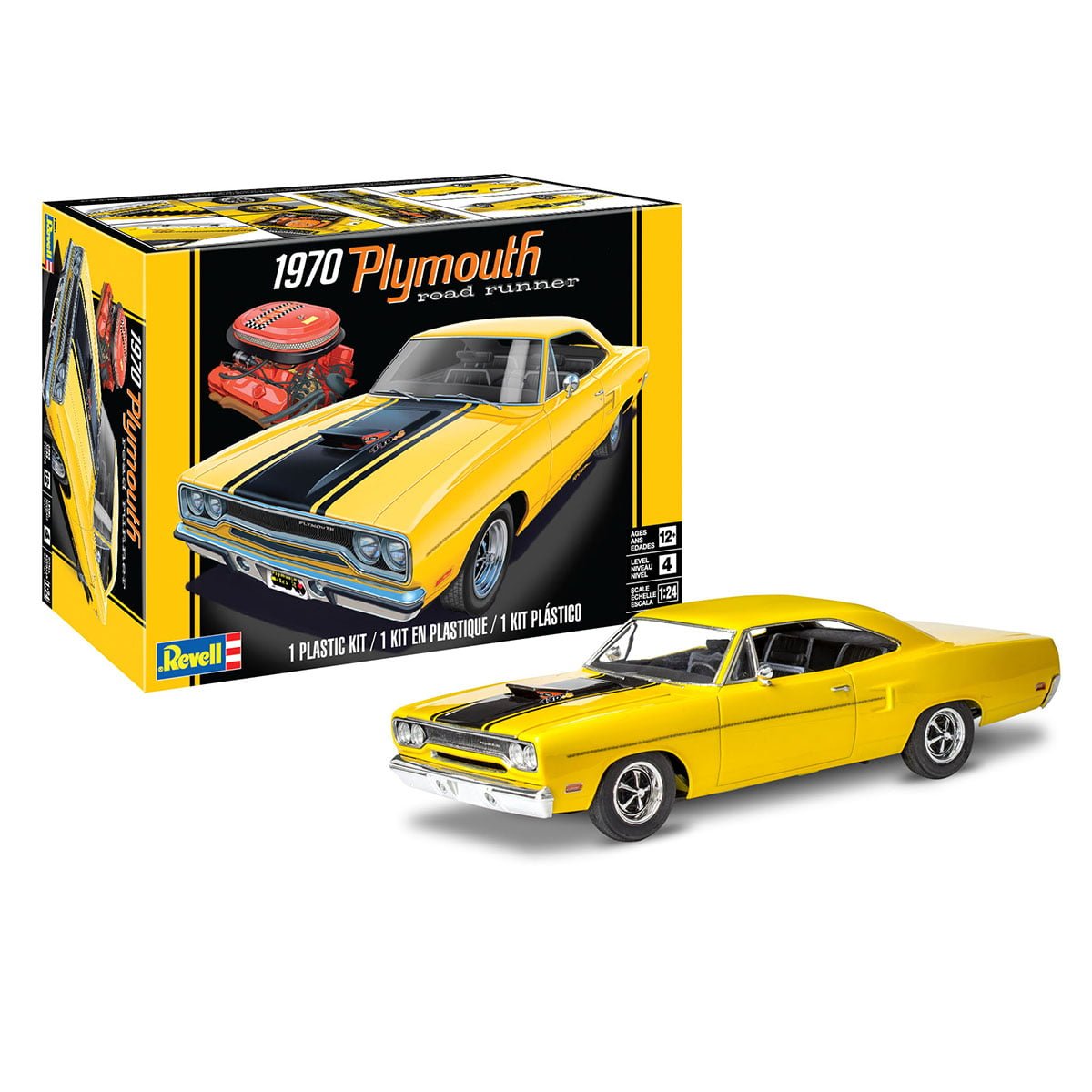 Revell 1970 Plymouth Road Runner 1/24 Scale RMX 85-4531 14531