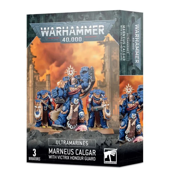 Warhammer 40000 Ultramarines Marcus Calgar with Victrix Honor Guard 55-21