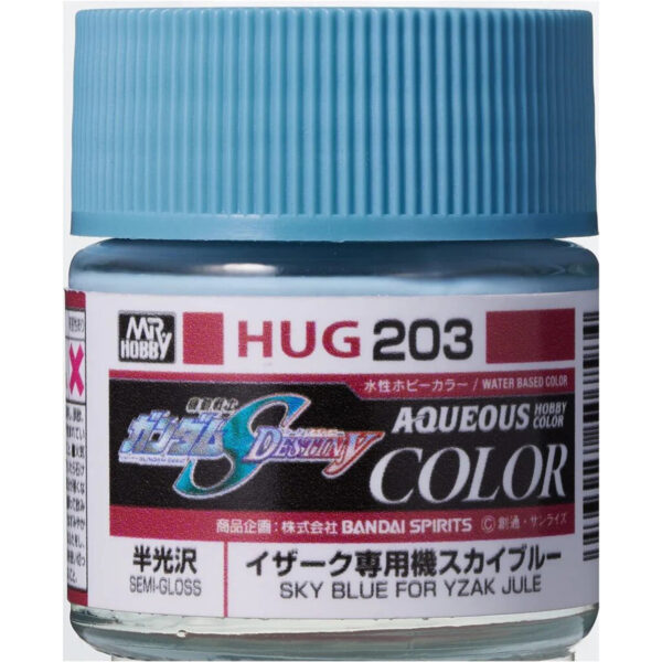 Mr Hobby Aqueous HUG203 Sky Blue for Yzak Jule Semi-Gloss