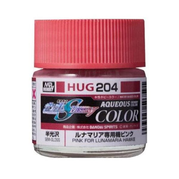 Mr Hobby Aqueous HUG204 Pink for Lunamaria Hawke Semi-Gloss