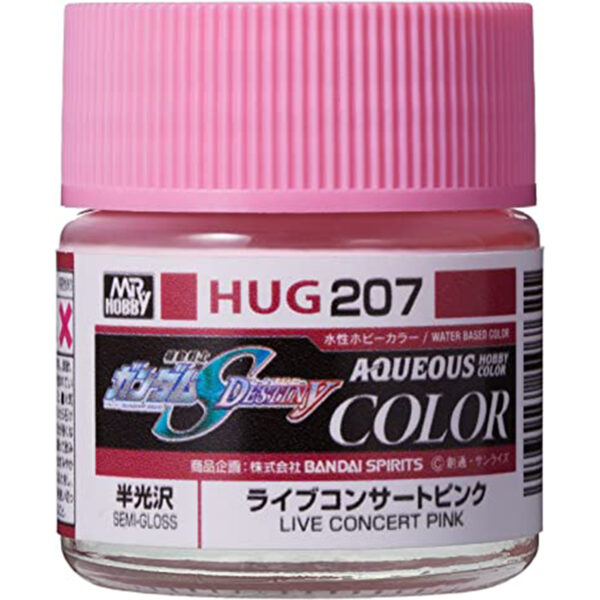 Mr Hobby Aqueous HUG207 Live Concert Pink Semi-Gloss