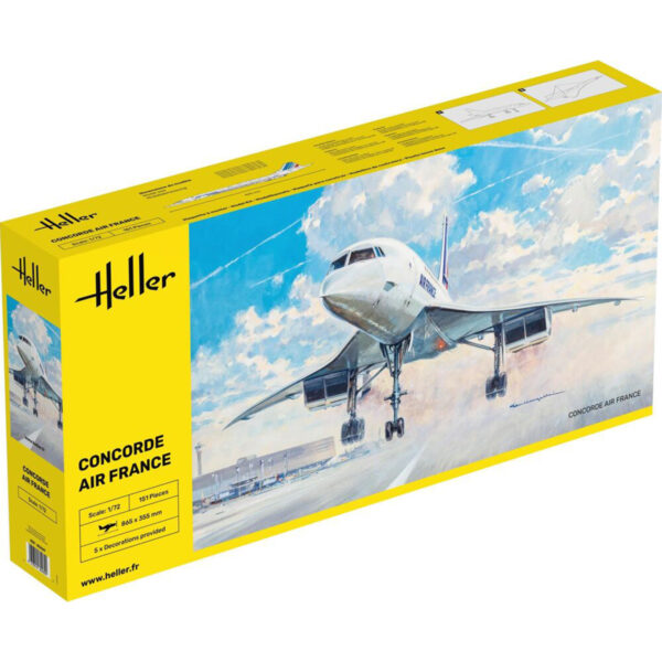 Heller Concorde Air France 1/72 Scale 80469