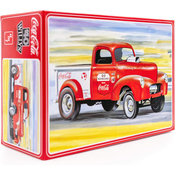 AMT 1940 Willy Pickup Gasser Coca Cola 1/25 Scale 1145