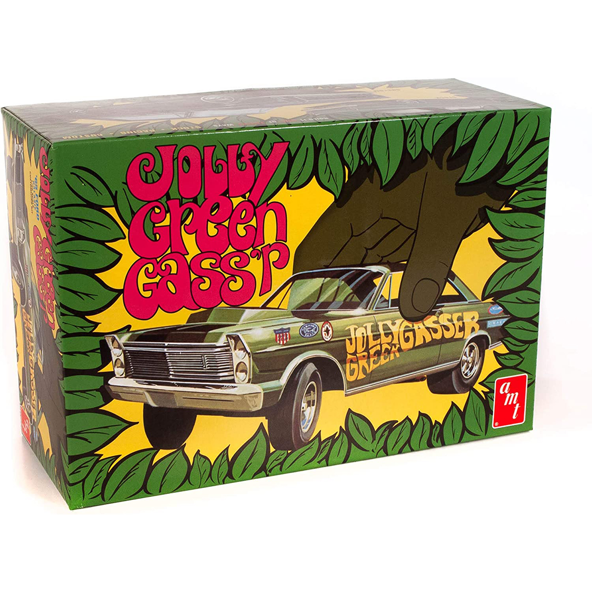 Amt 1965 Ford Galaxie Jolly Green Gasser 125 Scale 1192 • Canadas Largest Selection Of Model 6897