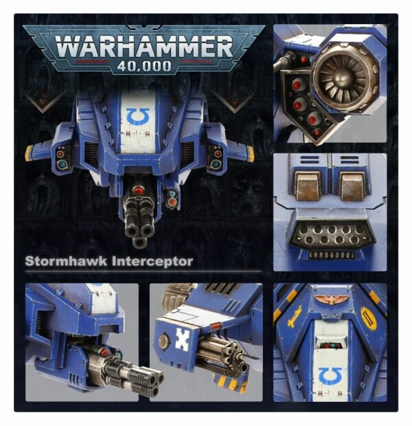 Warhammer 40000 Space Marines Stormhawk Interceptor 48-42