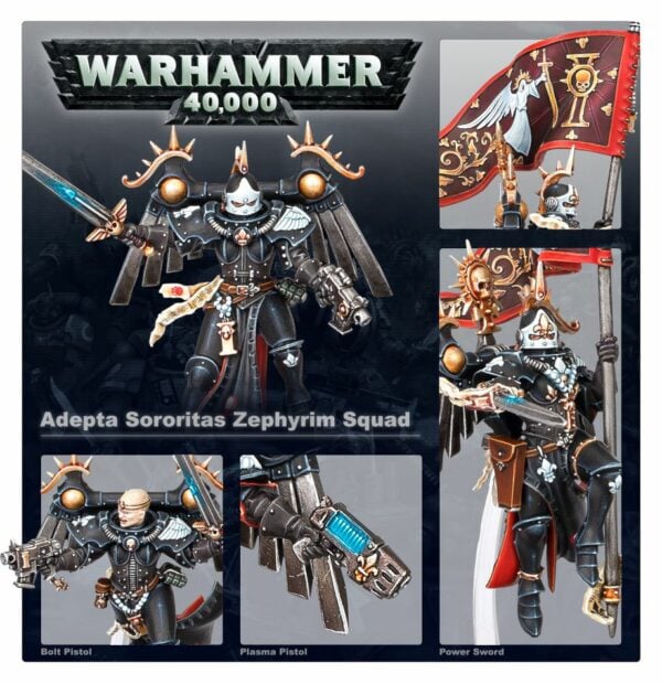 Warhammer 40000 Adepta Sororitas Seraphim Squad 52-27