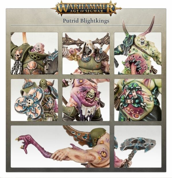 Warhammer Age of Sigmar Maggotkin of Nurgle Putrid Blightkings 83-28