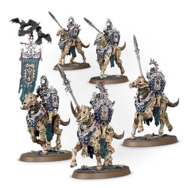 Warhammer Age of Sigmar Ossiarch Bonereapers Kavalos Deathriders 94-27