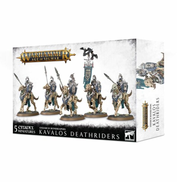 Warhammer Age of Sigmar Ossiarch Bonereapers Kavalos Deathriders 94-27