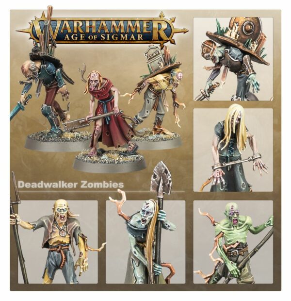 Warhammer Age of Sigmar Soulblight Gravelords Deadwalker Zombies 91-07