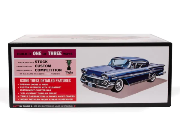 AMT 1958 Chevy Impala Hardtop Ala-Impala 1/25 Scale 1301