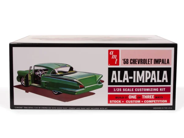 AMT 1958 Chevy Impala Hardtop Ala-Impala 1/25 Scale 1301