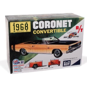 MPC 1968 Dodge Coronet Convertible with Trailer 1/25 Scale MPC978