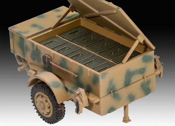 Revell sWs with Flak 43 and Sd.Ah.58 Ammo Trailer 1/72 Scale RVG 03293