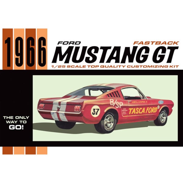 AMT 1966 Ford Mustang GT Fastback Tasca Ford 1/25 Scale 1305