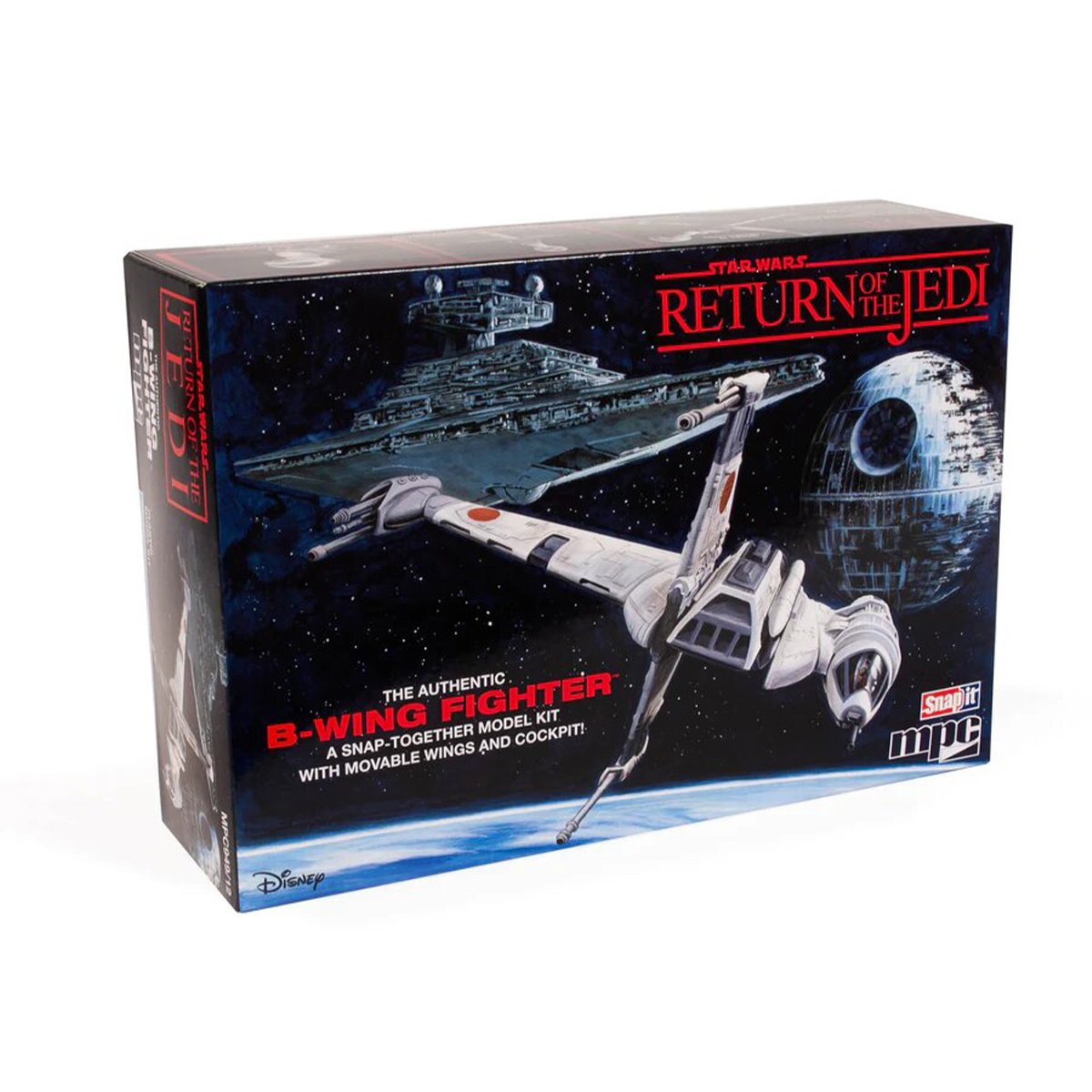 MPC B-Wing Fighter Star Wars Return Of The Jedi Snap 1/94 Scale MPC949 ...