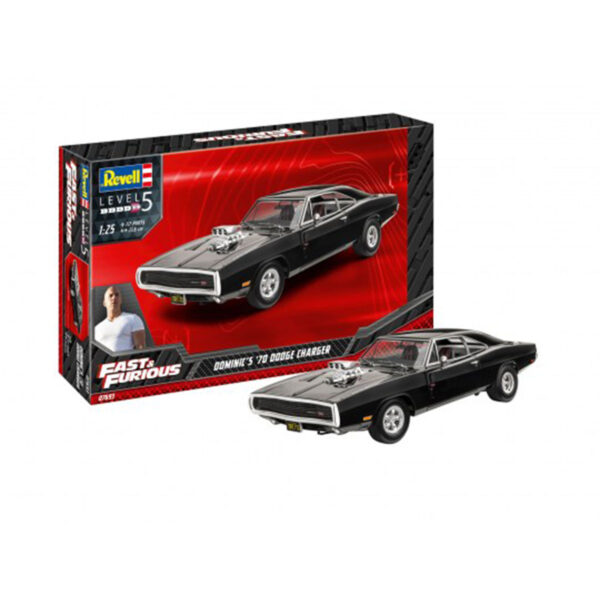 Revell Fast and Furious Domenics 1970 Dodge Charger 1/25 Scale RVG 07693