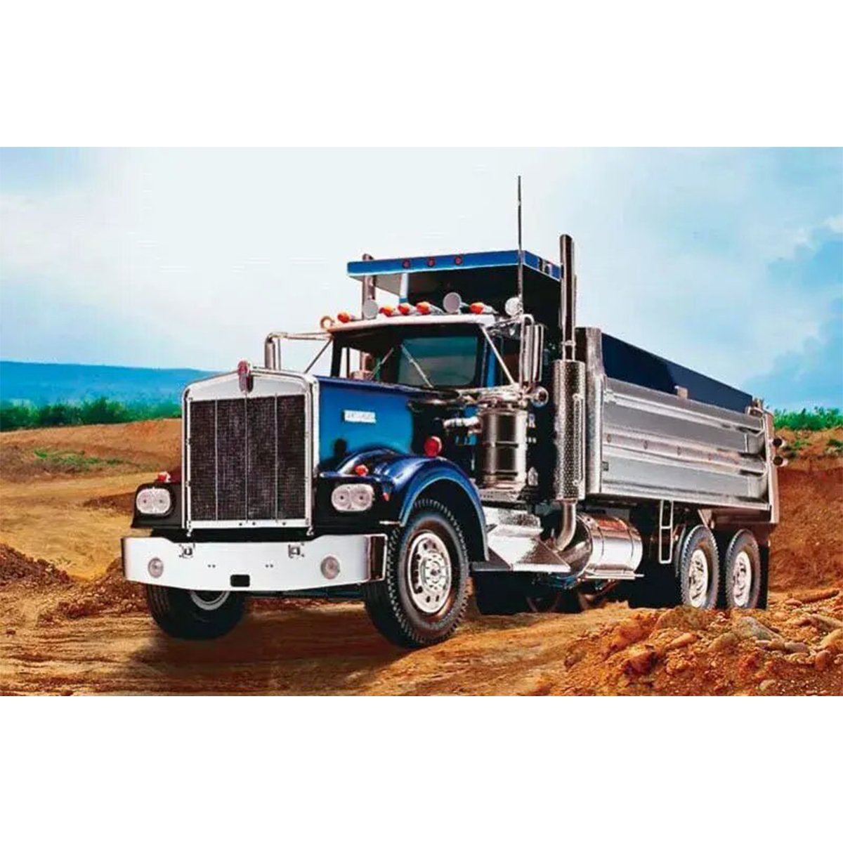 Revell Kenworth W-900 Dump Truck 1/25 Scale RMX 85-2628 12628