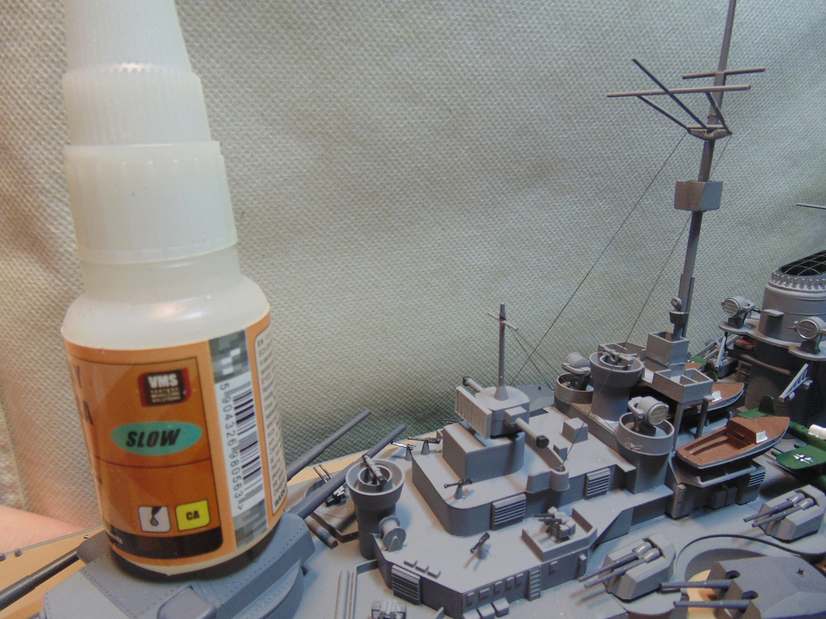 VMS CA glue on turret