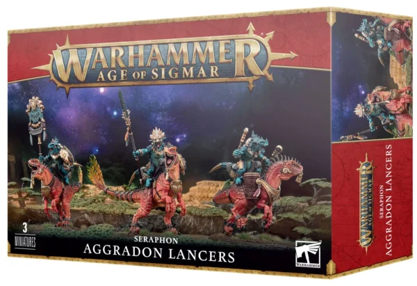 Warhammer Age of Sigmar Seraphon Aggradon Lancers 88-18