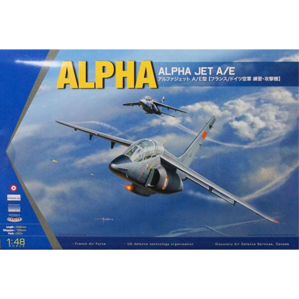 Kinetic Models Alpha Jet A/E Discovery Air Defense 1/48 Scale K48043