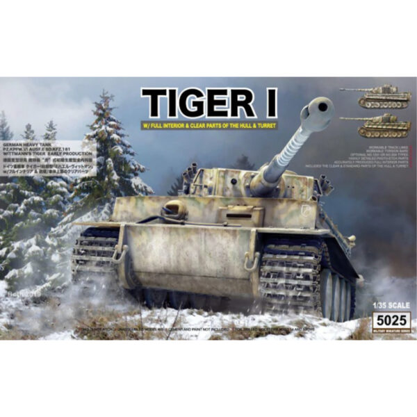 Ryefield Models Tiger I Early Production with Full Interior 1/35 Scale 5025