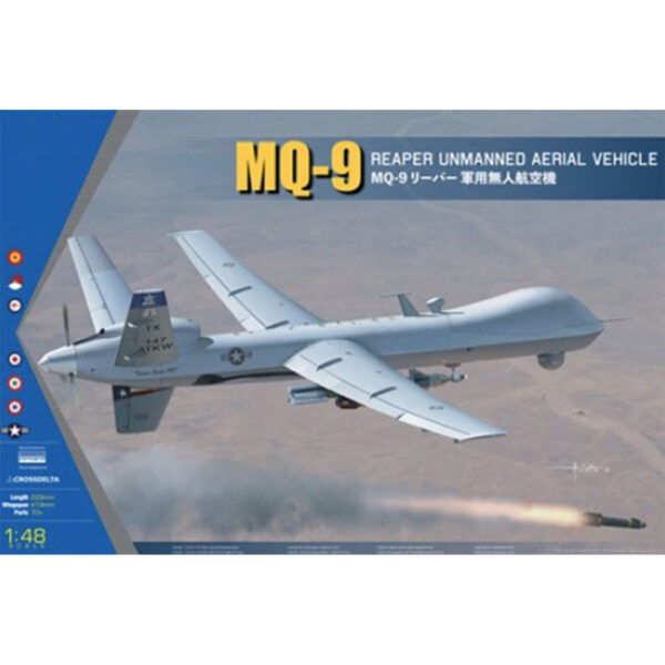 Kinetic Models MQ-9 Reaperr Unmanned Aerial Vehicle 1/48 Scale K48067