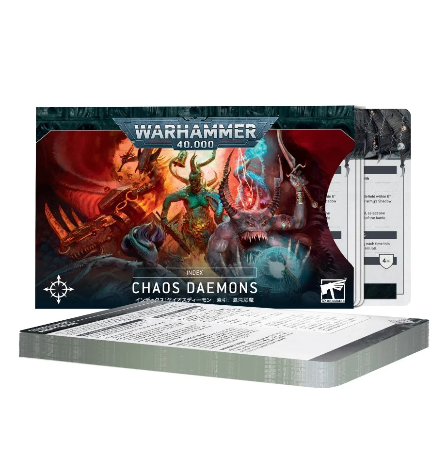 Warhammer 40000 Index Cards Chaos Daemons 72-97 • Canada's Largest ...