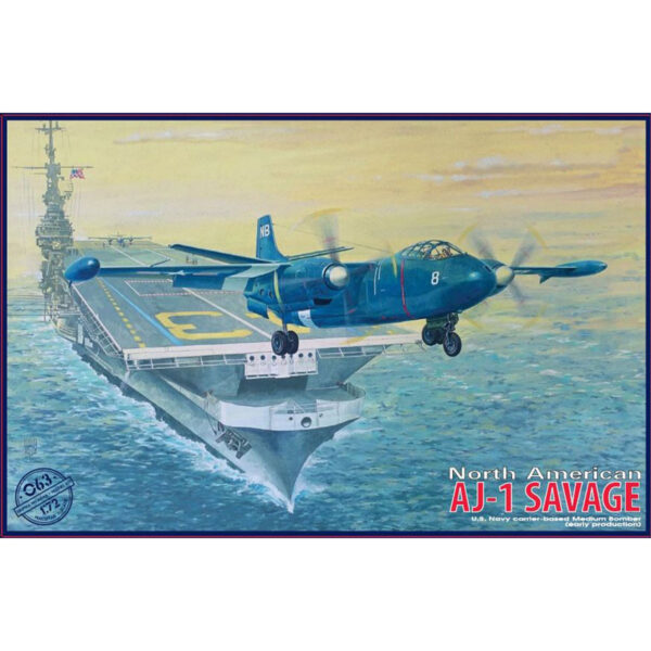 Roden North Americian AJ-1 Savage US Navy Carrier Bomber 1/72 Scale ROD 063