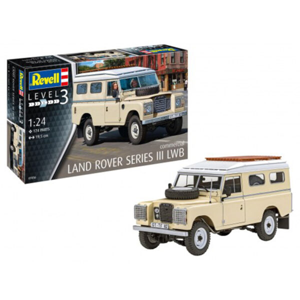 Revell Land Rover Series III LWB Commercial Version 1/24 Scale RVG 07056