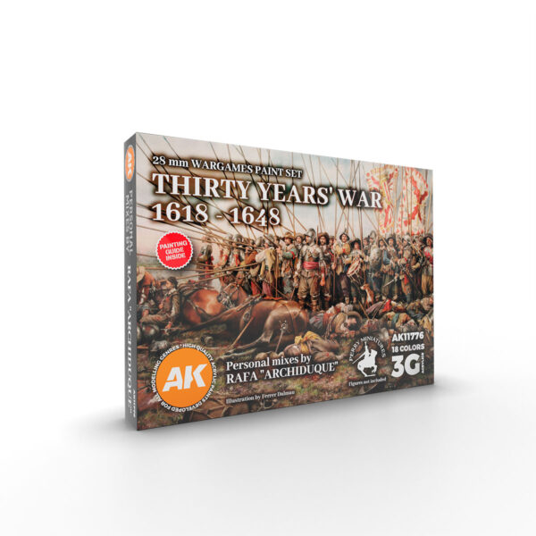 AK Interactive Acrylic 3rd Gen Signature Set Thirty Years War 1618-1648 Paint Set 11776