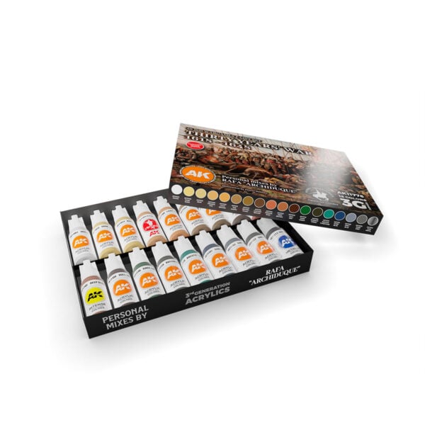 AK Interactive Acrylic 3rd Gen Signature Set Thirty Years War 1618-1648 Paint Set 11776