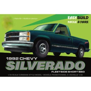 AMT 1992 Chevy Silverdo C1500 Fleetside Short Bed Pickup 1/25 Scale 1408