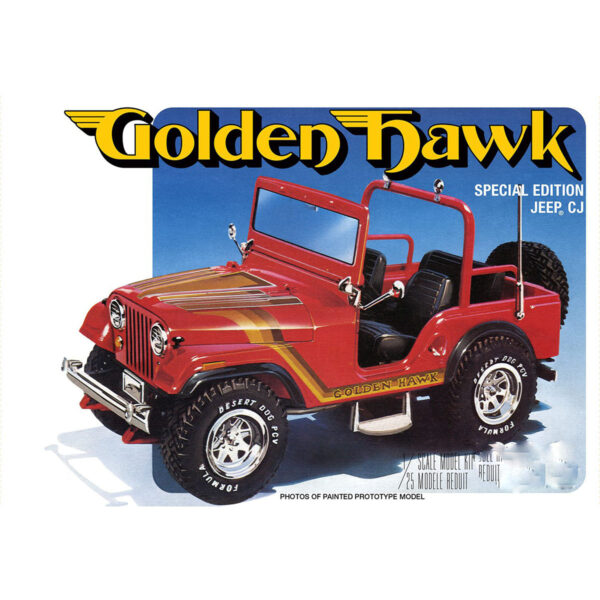 MPC 1981 Jeep CJ Special Edition Golden Hawk 1/25 Scale MPC986