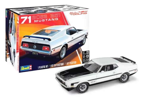 Revell 1971 Ford Mustang Boss 351 1/25 Scale 14512 85-4512