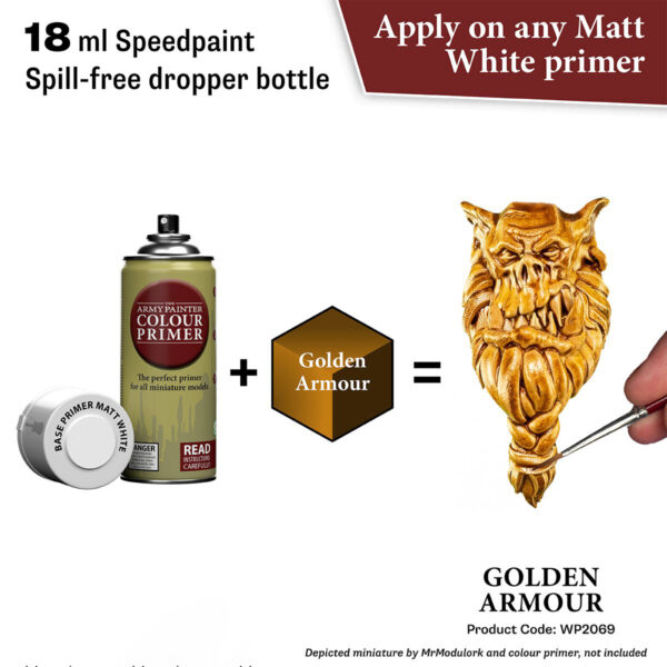 The Army Painter Speedpaint Golden Armour 18ml WP2069