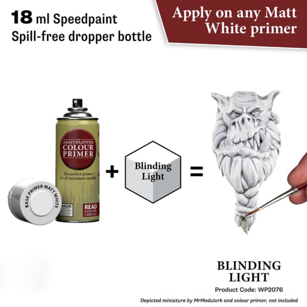 The Army Painter Speedpaint Blinding Light 18ml WP2076