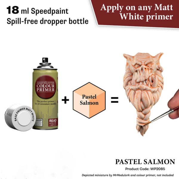 The Army Painter Speedpaint Pastel Salmon 18ml WP2085