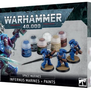 Warhammer 40000 Space Marines Infernus Marines and Paints Set 60-11