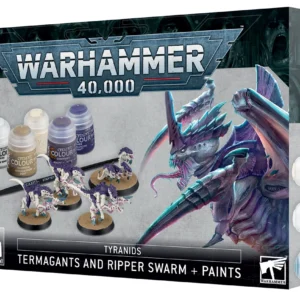 Warhammer 40000 Tyranids Termagants and Ripper Swarm and Paint Set 60-13