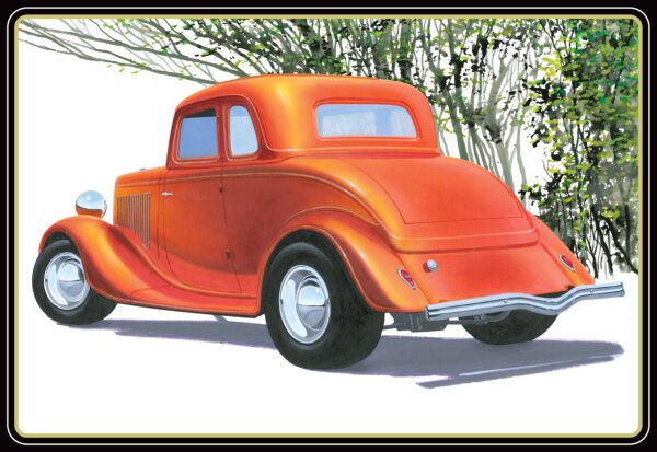 AMT 1934 Ford 5 Window Coupe Street Rod 1/25 Scale 1384