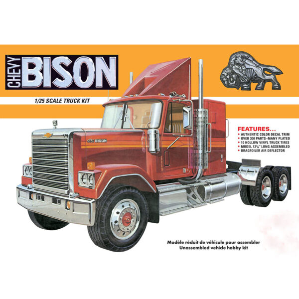 AMT Chevy Bison Conventional Tractor Truck Kit 1/25 Scale 1390