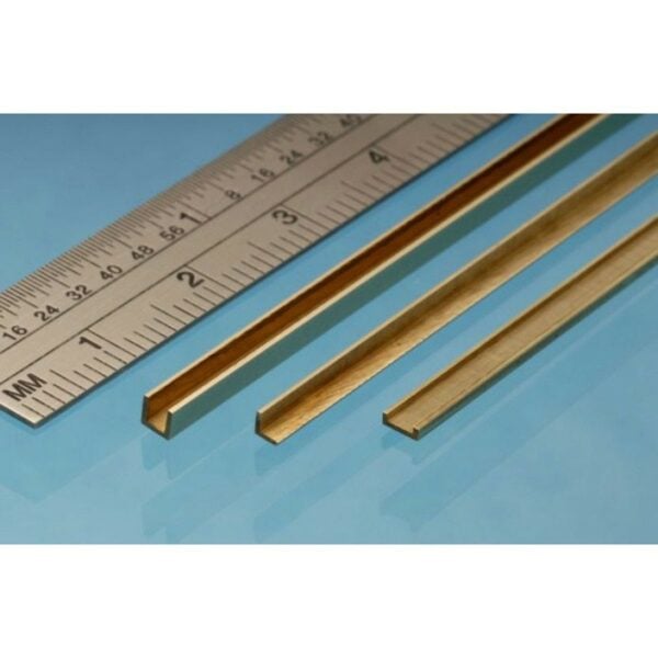 Albion Alloys A1 1x1mm Brass Angle Pack of 1