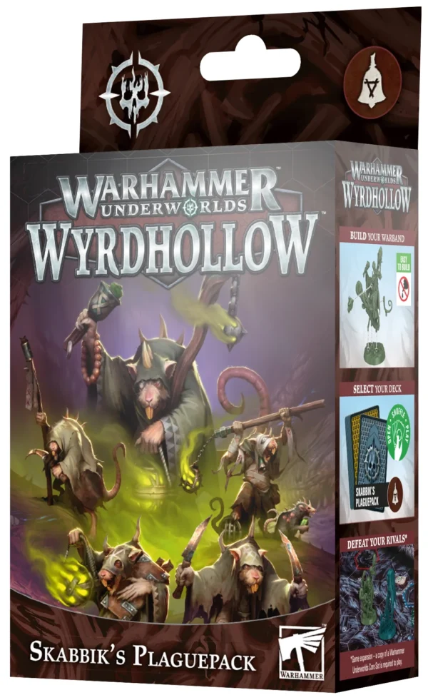 Warhammer Underworlds Wyrdhollow Skabbik's Plaguepack 109-21