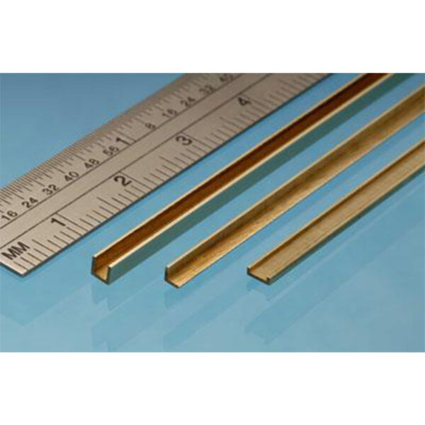 Albion Alloys A4 4x4mm Brass Angle Pack of 1