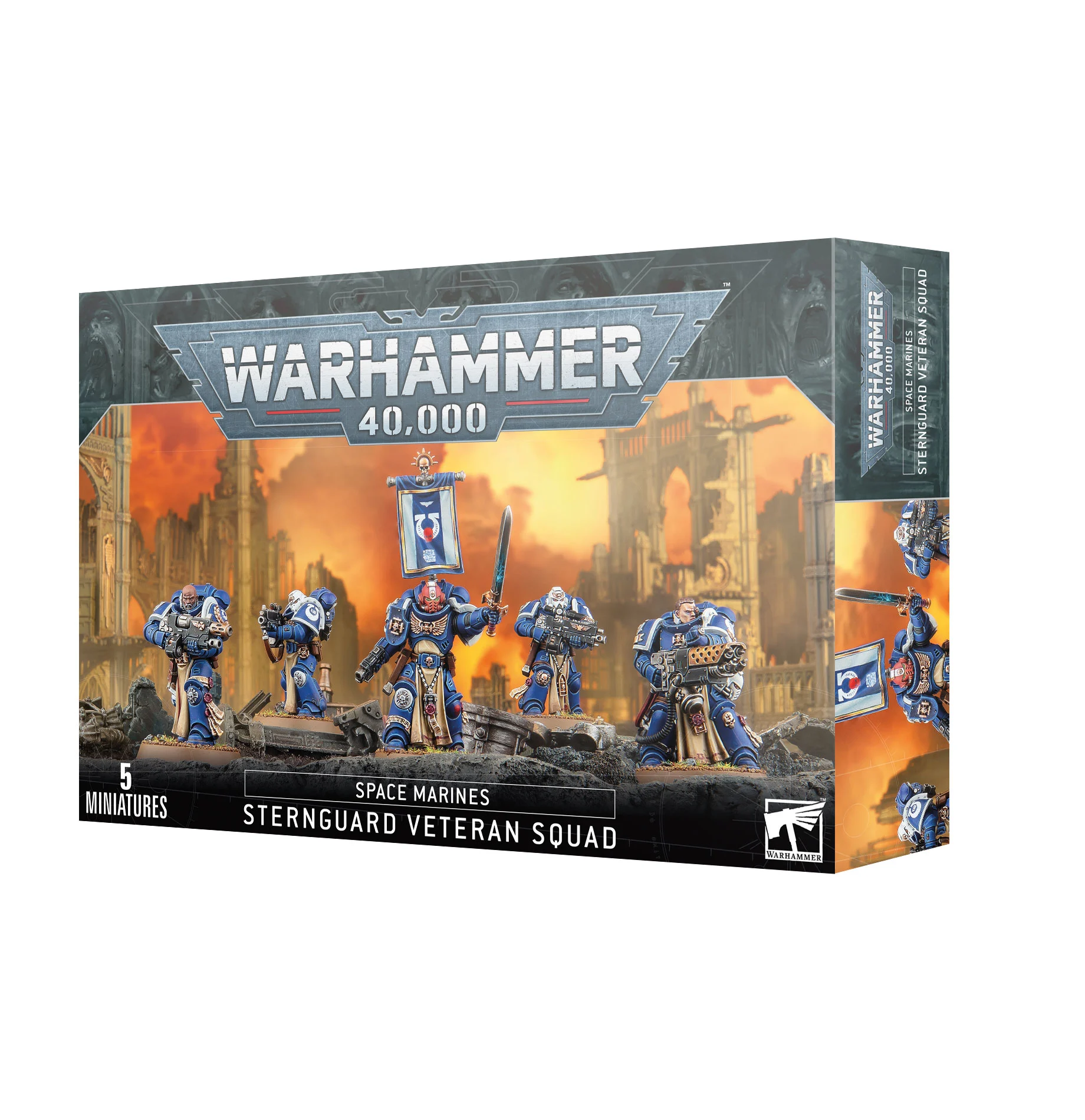 Warhammer 40000 Space Marines Sternguard Veteran Squad 48-49 • Canada's ...