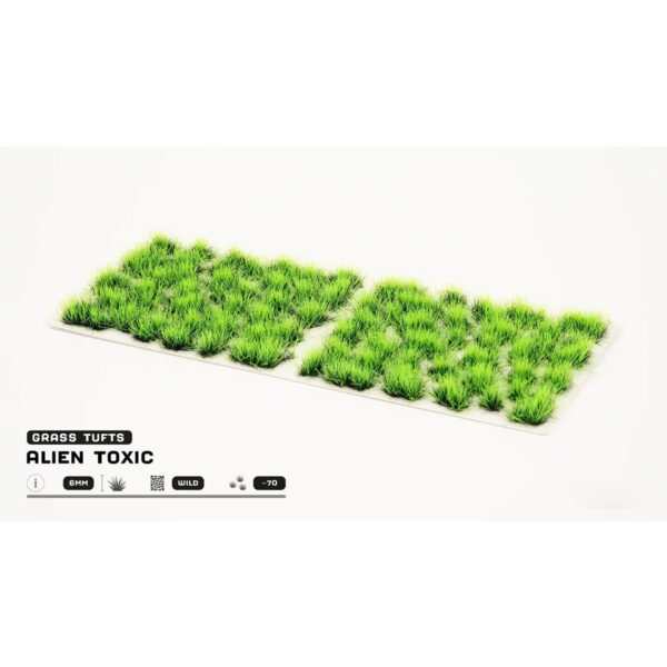 Gamers Grass Alien Toxic Tufts 6mm GGA-TX